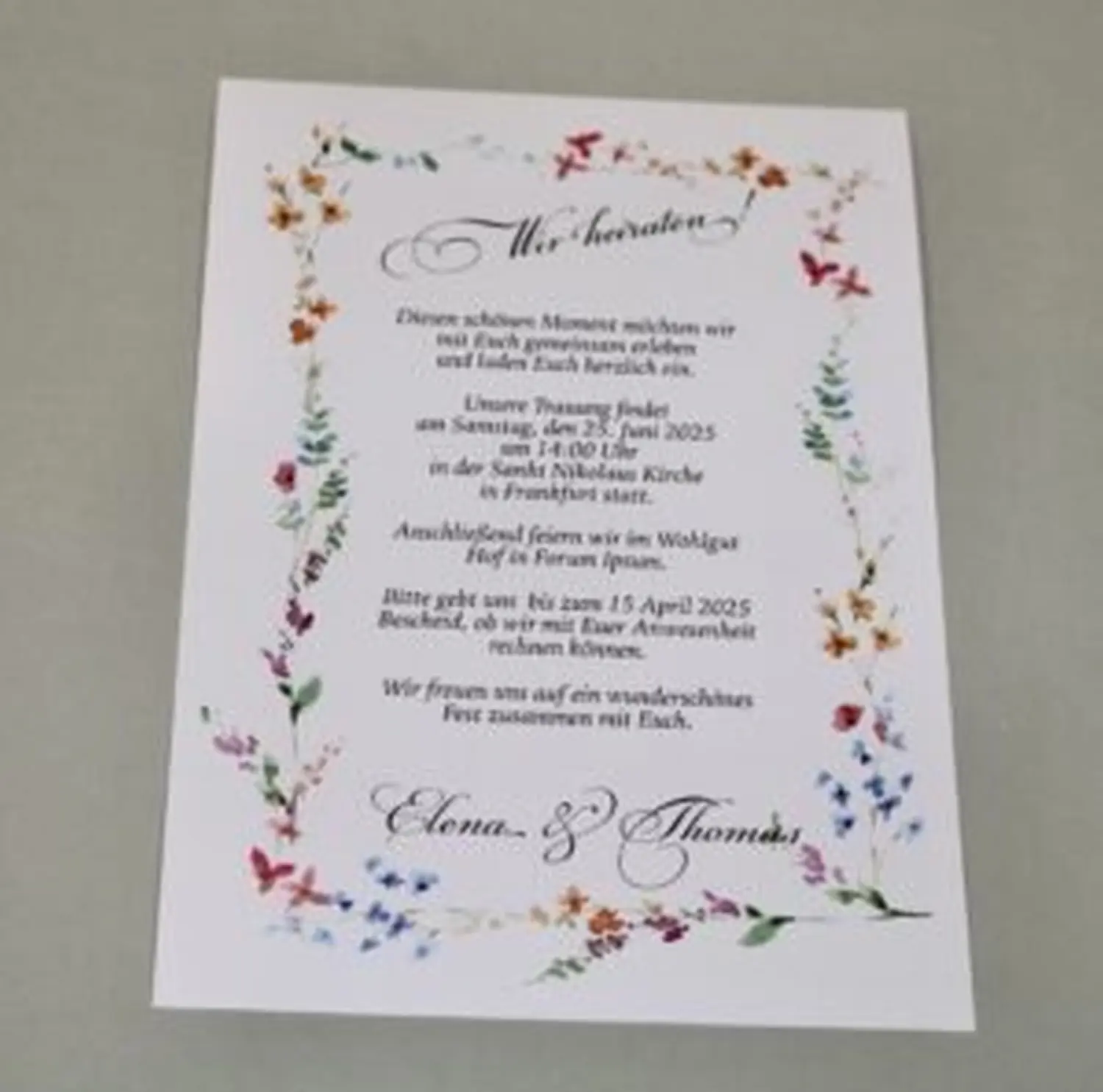 GIORTI - Geschenkartikel - Hochzeitspapeterie