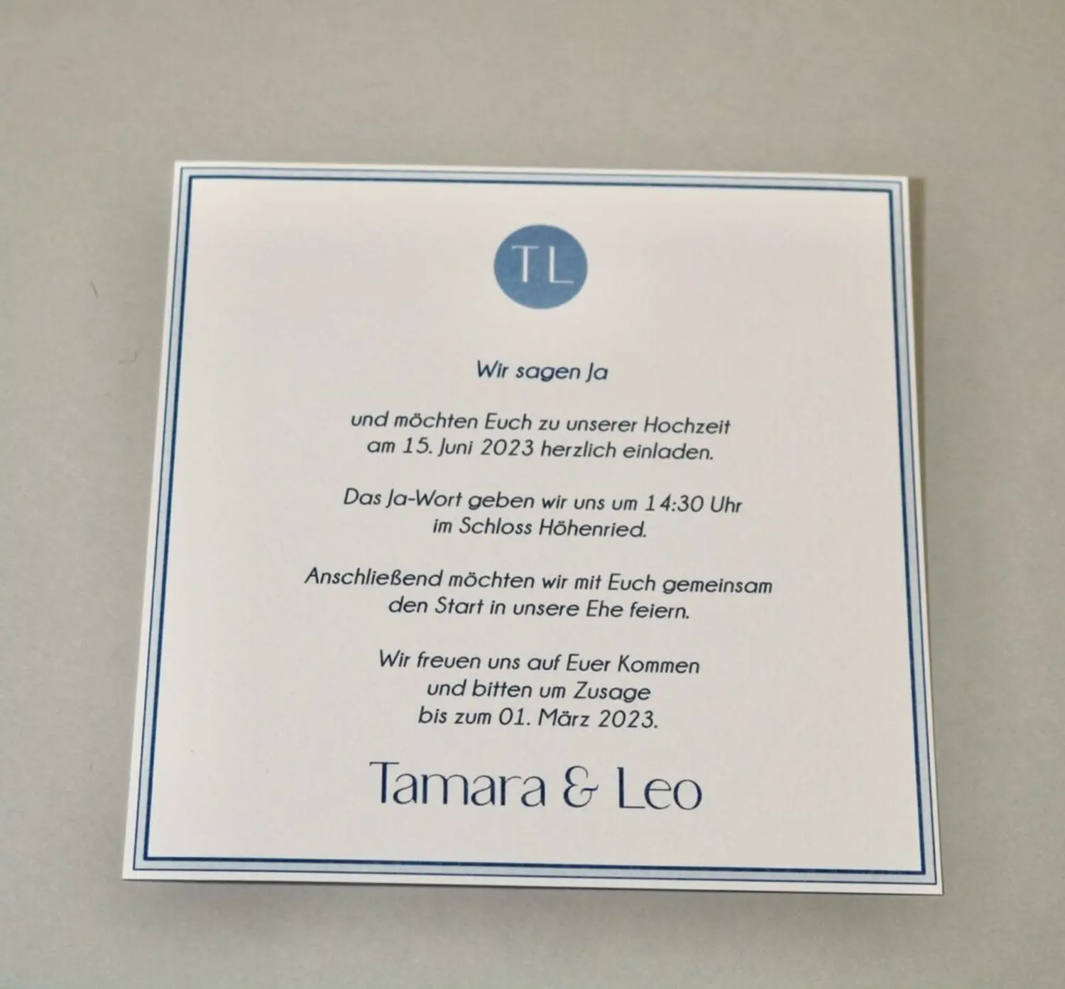 GIORTI - Geschenkartikel - Hochzeitspapeterie